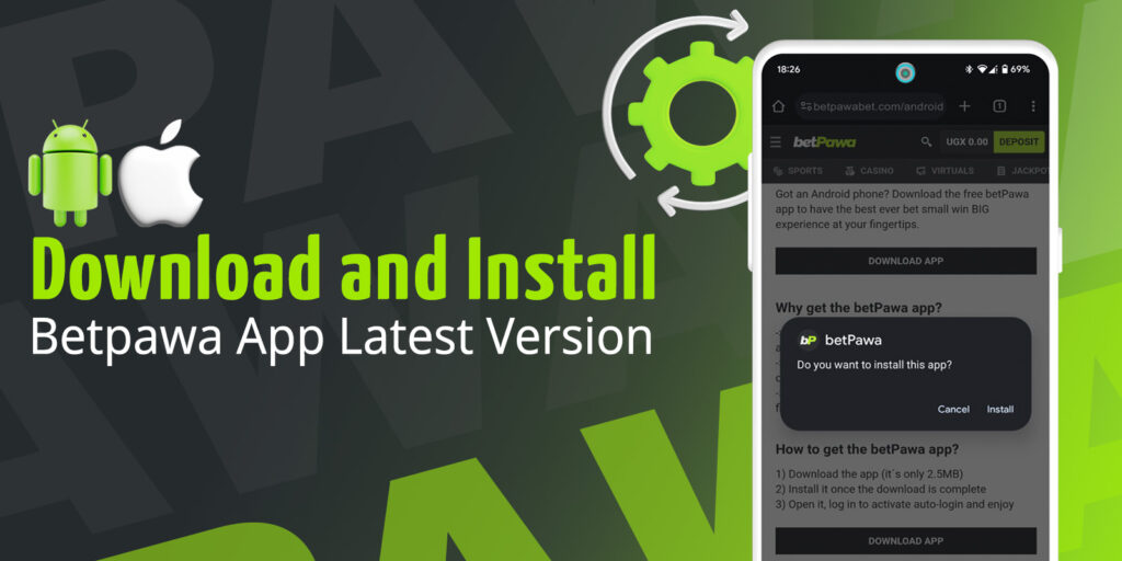 Download and install the latest version of Betpawa