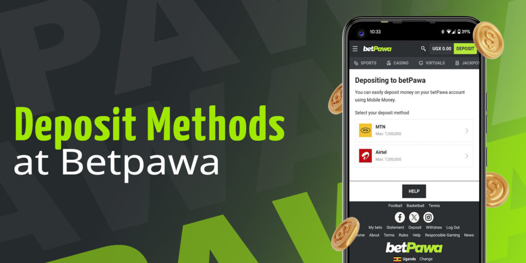 Methods to top up your Betpawa account